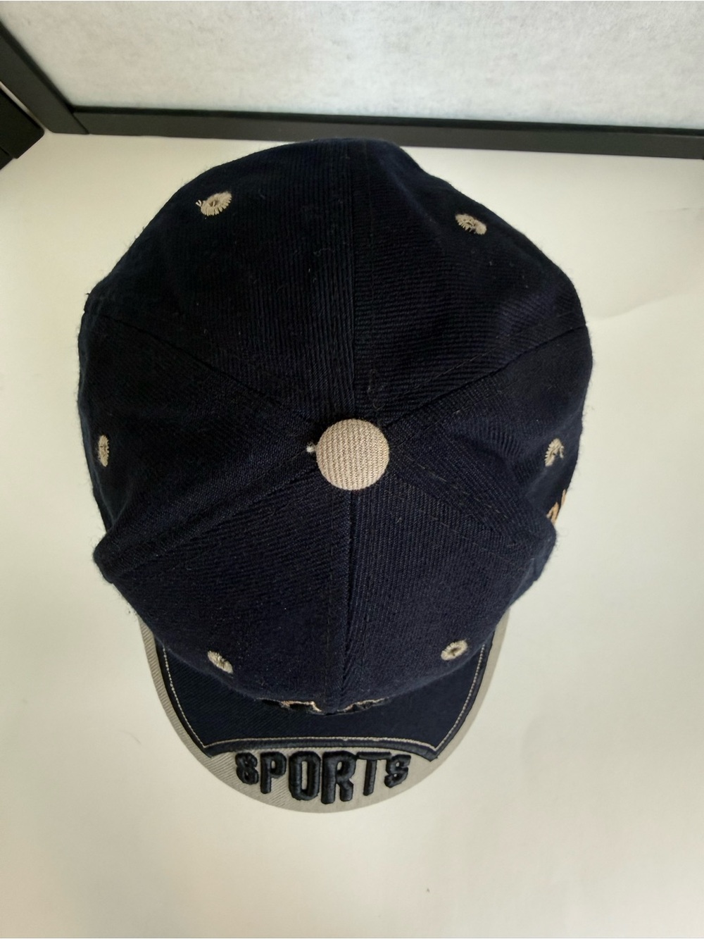 Vintage New York Yankees Hat Cap Adjustable Velcro T.R.X Sports Korea Wool Blend - Picture 4 of 9